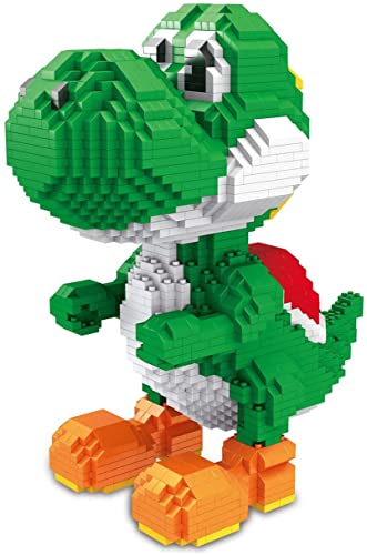ROBBIN Mini-Block-Dinosaurier-Bautier-Set, DIY 3D-Block-Spielzeug, Bausteine Für Kinder Oder Erwachsene,F von ROBBIN