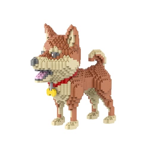 Tier-3D-Puzzle-Mini-Bausteine, Hunde-Bauset – Ihr Ganz Persönlicher Mini-Haustier-Begleiter, 3D-Puzzle-Set – Ab 14 Jahren,E von ROBBIN