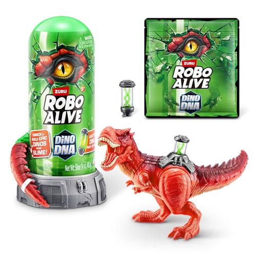 ROBO ALIVE Dino DNA von ZURU, Aufleuchtende DNA-Helix-Wirbelsäule (T-Rex) von ROBO ALIVE