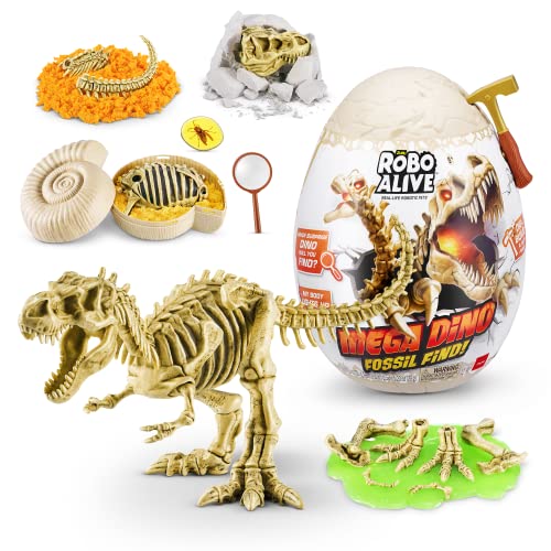 Robo Alive Mega Dino Fossil Fund von ZURU, T-Rex, Mittel von ROBO ALIVE