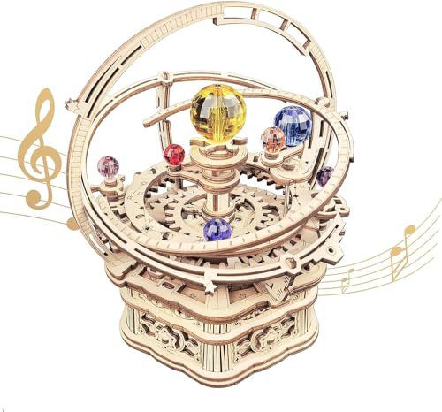 Robotime 3D Holz Puzzle Astronomie Spieluhr Modellbausatz für Erwachsene Mechanische Holzpuzzle Bastelsets DIY Geschenk Spielzeug Geschenk Robotime 3D Holz Puzzle Astronomie Spieluhr Modellbausatz für Erwachsene Mechanische Holzpuzzle Bastelsets DIY Geschenk Spielzeug Geschenk von ROBOTIME