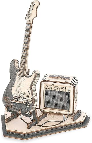 Rokr 3D Houten Puzzel Electrische Gitaar TG605K Rokr 3D Houten Puzzel Electrische Gitaar TG605K von ROBOTIME