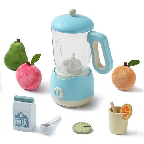 ROBUD Spielzeug Entsafter mit Licht und Sound - Küchenzubehör mit Früchten, Milch, Bechern - Für Kinder ab 3 Jahren geeignet ROBUD Spielzeug Entsafter mit Licht und Sound - Küchenzubehör mit Früchten, Milch, Bechern - Für Kinder ab 3 Jahren geeignet von ROBUD