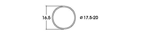 Roco 40077 - Roco HO - Haftringsatz AC Wechselstrom 17,5 - 20,0 mm von ROCO