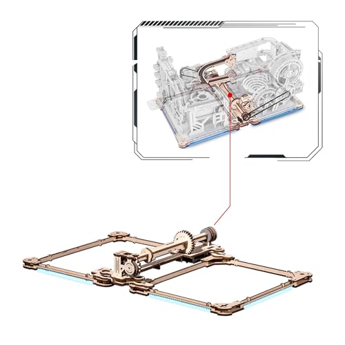 ROKR 3D Puzzle Erwachsene Murmelbahn Verbindungsset KugelbahnErweiterungssatz Geschenkidee für Männer(LG01) von ROKR