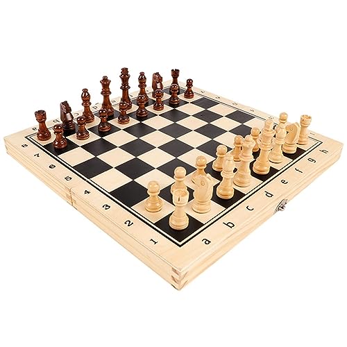 Chess Enlightenment Faltbares Magnetschachspiel, leicht zu transportierendes Lernschach für das Klassische Familienbrettspielset für Kinder und Erwachsene/39 x 39 cm von ROLTIN