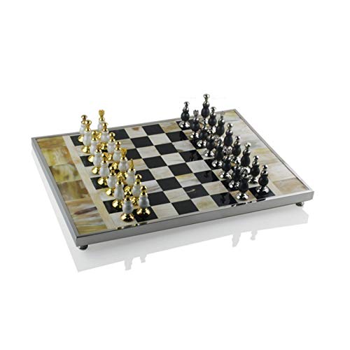 Internationales Schachspiel Schach Dekorative Massivholz Schachbrett Ornamente Schachbrett Spielset Internationales Schach von ROLTIN