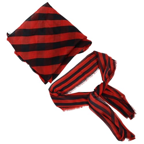 ROMANSENTIAL Piratenkostüm Für Halloween Mit Bandana, Hut, Taillengürtel, Kopftuch Und Renaissance-accessoires Für Männer Und Frauen, Cosplay von ROMANSENTIAL