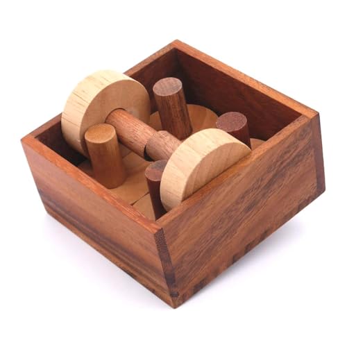 ROMBOL Curling Box, (Dr. Volker Latussek, Deutschland, 2016), Holzspiel, Denkspiel, Knobelspiel, Geduldspiel aus Holz von ROMBOL