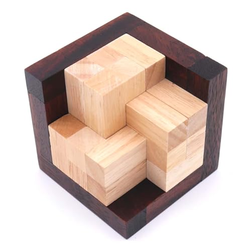 ROMBOL Open Crochet Cube - EIN anspruchsvolles Knobelspiel aus Holz von ROMBOL