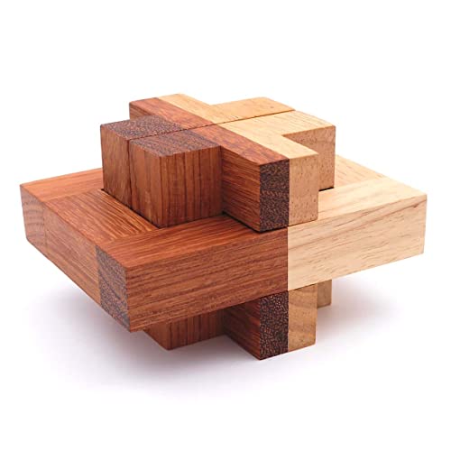 ROMBOL T-one - edles, schwieriges Interlockingpuzzle aus Holz von ROMBOL