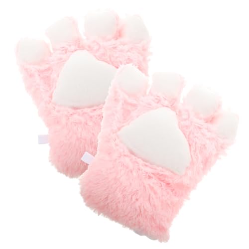 ROMISBABA 1 Paar Katzenkrallenhandschuhe Winterhandschuhe Cosplay Handschuhe Cosplay Katzenkrallen Fäustlinge Cosplay Katzenpfoten Fäustlinge Katzenpfoten Handschuhe Für Kinder Süße von ROMISBABA