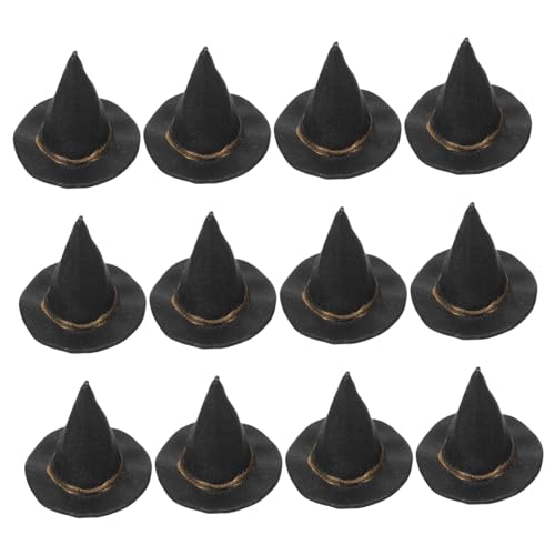ROMISBABA 12 Stück Teiliges Mini Hexenhut Kleine Puppenhüte aus Halloween Dekoration DIY Basteln Puppenhaus Accessoires Hexenhut Miniatur für Halloween Party und Fotoaufnahmen ROMISBABA 12 Stück Teiliges Mini Hexenhut Kleine Puppenhüte aus Halloween Dekoration DIY Basteln Puppenhaus Accessoires Hexenhut Miniatur für Halloween Party und Fotoaufnahmen von ROMISBABA
