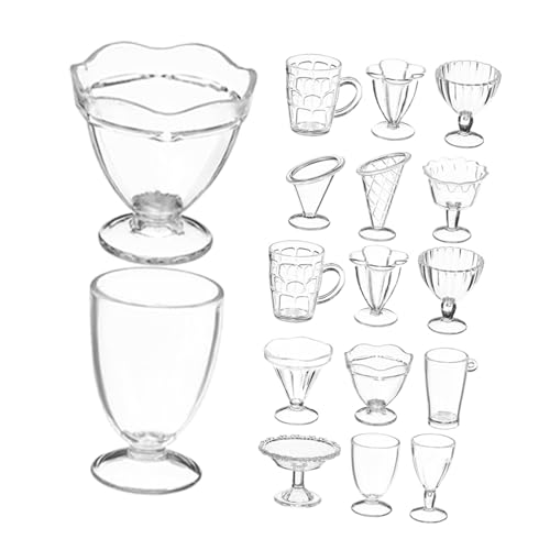 ROMISBABA 24 Stück Teiliges Miniatur Eisbecher aus Kunststoff für Puppenhaus Dekoration Kleine Bunte Mini Cups für DIY Eisbecher Puppenhaus Geschirr und Miniaturen Zubehör ROMISBABA 24 Stück Teiliges Miniatur Eisbecher aus Kunststoff für Puppenhaus Dekoration Kleine Bunte Mini Cups für DIY Eisbecher Puppenhaus Geschirr und Miniaturen Zubehör von ROMISBABA
