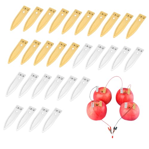 ROMISBABA 30stücke Teiliges Kupfer- -anodenplatten Für Fruchtbatterie-experimente Sichere Für Einfache Anwendung Wissenschaftsinteresse Und Praktischen Fähigkeiten ROMISBABA 30stücke Teiliges Kupfer- -anodenplatten Für Fruchtbatterie-experimente Sichere Für Einfache Anwendung Wissenschaftsinteresse Und Praktischen Fähigkeiten von ROMISBABA