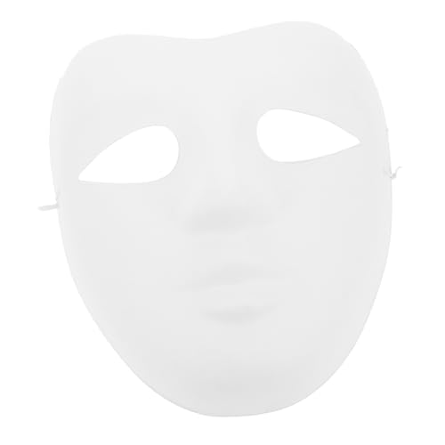 ROMISBABA 5st Handbemalte Weiße Embryomaske Karnevalsmasken Masse Maskerade Masken Bastelmaske Leere Maskerademaske Cosplay-partymaske Kind Diy Handbemalt Karneval-diy-maske Papier von ROMISBABA