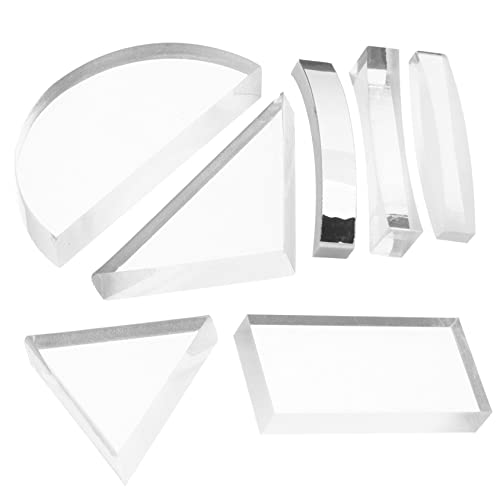ROMISBABA 7 Stück Teiliges Optisches Linsenset Glaslinsen Gewölbt Konkav Physik Experimente Lernhilfe für Schule Lichtbrechung und Lichtkonvergenz Demonstration ROMISBABA 7 Stück Teiliges Optisches Linsenset Glaslinsen Gewölbt Konkav Physik Experimente Lernhilfe für Schule Lichtbrechung und Lichtkonvergenz Demonstration von ROMISBABA