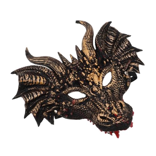 ROMISBABA Halloween Drachen Cosplay Maske Vollgesicht PU Leichtes Material Ergonomisch für Erwachsene und Party Karneval Maskerade Tierkopf Verkleidung ROMISBABA Halloween Drachen Cosplay Maske Vollgesicht PU Leichtes Material Ergonomisch für Erwachsene und Party Karneval Maskerade Tierkopf Verkleidung von ROMISBABA