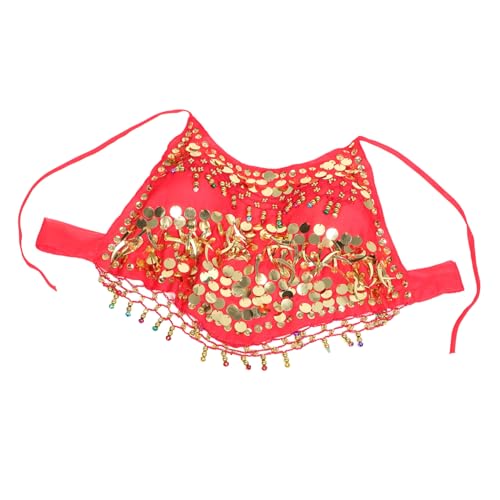 ROMISBABA Pailletten-bauchtanz-oberteil Für Damen-outfits, Glitzerndes Rave-kostüm-bh-oberteil Für Bauchtanz-tribal- Und Festival-auftritte von ROMISBABA