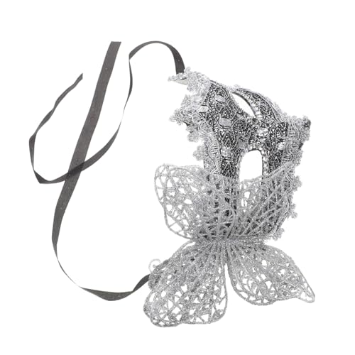 ROMISBABA Spitze Halbgesichts Maske mit Schmetterlingsdesign Verstellbare Augenmaske für Frauen Venezianische Maskerade Ball Maske für Karneval Halloween Kostümparty und Cosplay ROMISBABA Spitze Halbgesichts Maske mit Schmetterlingsdesign Verstellbare Augenmaske für Frauen Venezianische Maskerade Ball Maske für Karneval Halloween Kostümparty und Cosplay von ROMISBABA