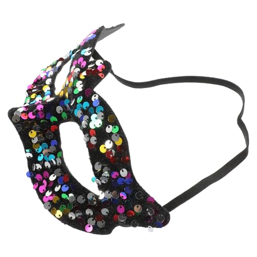 ROMISBABA Venezianische Damen Maske mit Pailletten Verstellbares Elastisches Band Feine Spitze Halbgesichts Maske für Maskerade Karneval Halloween Kostümparty und Ball ROMISBABA Venezianische Damen Maske mit Pailletten Verstellbares Elastisches Band Feine Spitze Halbgesichts Maske für Maskerade Karneval Halloween Kostümparty und Ball von ROMISBABA