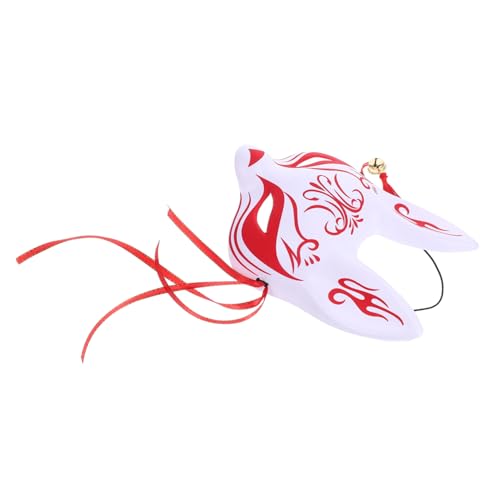 ROMISBABA -fuchs-maske Halbgesichtsmaske Cosplay-maske Tiermaske Cosplay-partymaske Japanische Maske Fuchsmaske Für Maskeradeparty Füchsemaske Im Japanischen Stil Plastik von ROMISBABA