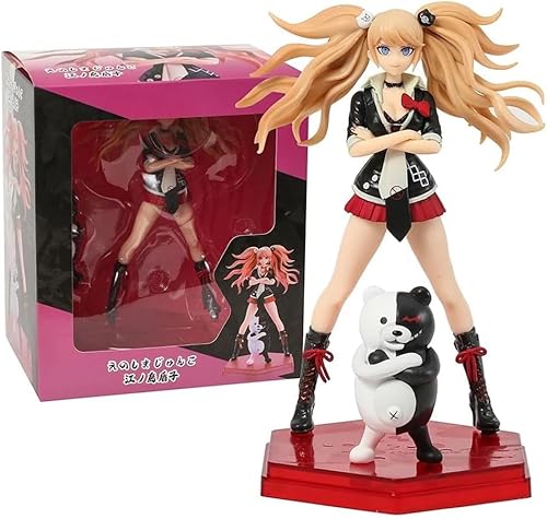 Anime-Mädchen-Figur, Anime-Charaktere Danganronpa Enoshima Junko PVC-Actionfigur, Sammlungsgeschenke für Erwachsene Anime-Liebhaber 18 cm/7 Zoll von ROMOZ