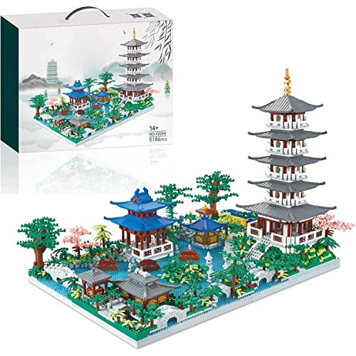 West Lake Micro Mini Building Blocks Set, 5186 Teile - Weltberühmtes Architekturmodell-Set Modularer Bausatz von ROMOZ