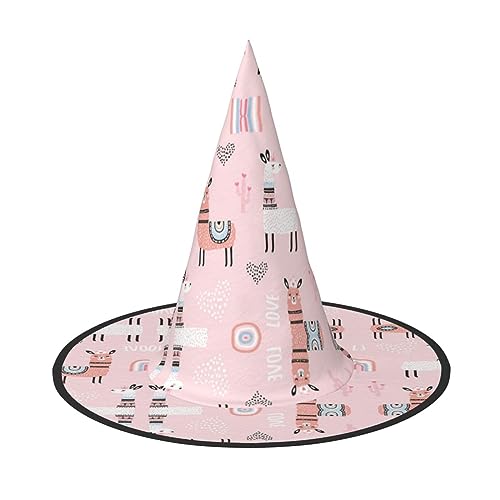 ROMuka Lama Halloween Full Hat Party Girl Wide Edge Foldable Sharp Hat Party Costume Cosplay von ROMuka