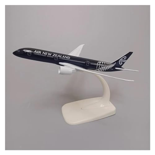 Ferngesteuertes Flugzeug Für Air New Zealand Airlines Boeing 787 B787 Airways Diecast Flugzeug Modell Flugzeug Modell Legierung Metall Flugzeug 16 cm Schwarz von RONGCH