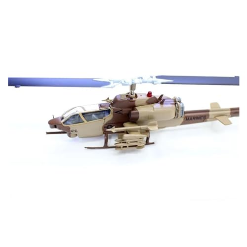 Ferngesteuertes Flugzeug Für Cobra AH-1W Navy Army Marines Legierungsmetall-Druckguss-Hubschrauber-Flugzeugmodell IXO Sammelspielzeug Im Maßstab 1:72 von RONGCH