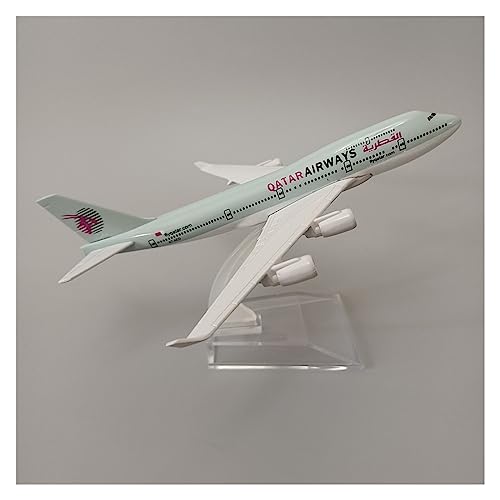 RONGCH Ferngesteuertes Flugzeug 16 cm Air Für Qatar Airways B747 Airlines Flugzeug Modell Für Boeing 747 Druckguss Flugzeug Modell Flugzeug Geschenke von RONGCH