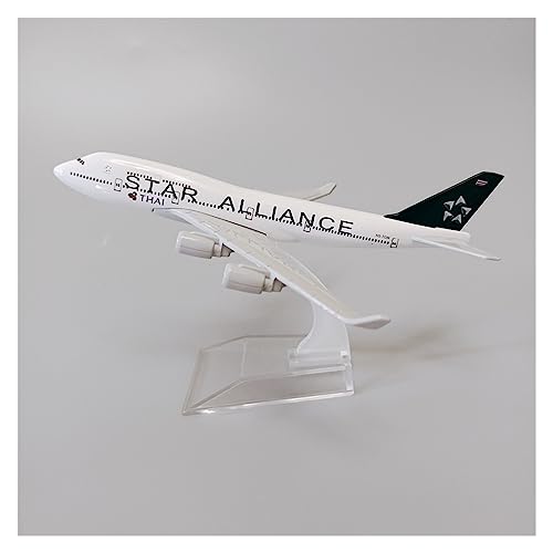 RONGCH Ferngesteuertes Flugzeug 16cm Air Für Star Alliance Airways B747 Airlines Flugzeug Modell Für Boeing 747 Diecast Flugzeug Modell Flugzeug Geschenke von RONGCH