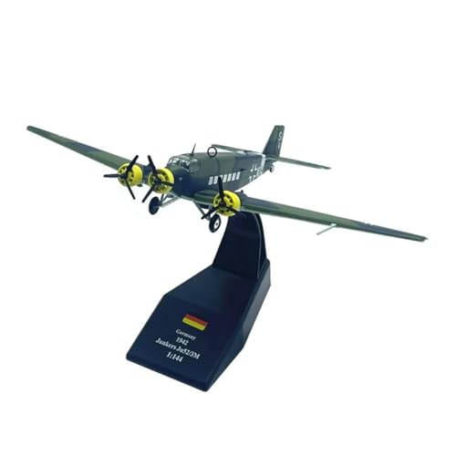 RONGCH Ferngesteuertes Flugzeug Deutsche Junker JU-52 Große Transportflugzeuge, Miniatur-Flugzeugmodelle Aus Druckgusslegierung, Maßstab 1:144, Souvenir-Sammlung, Geschenke von RONGCH