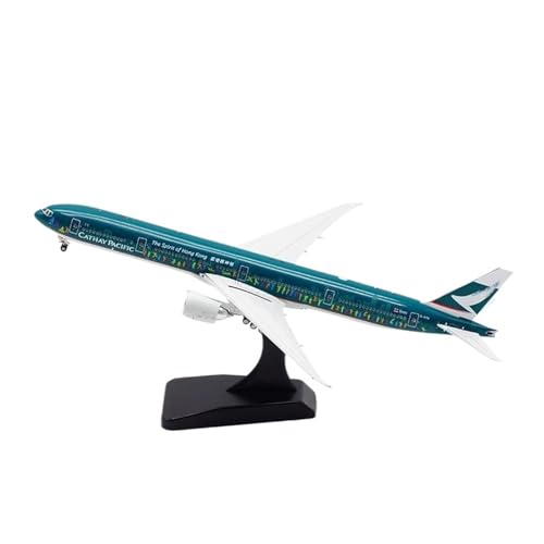 RONGCH Ferngesteuertes Flugzeug Diecast Metal Alloy 1/400 Scale B777-300ER B-KPB Cathay Airline Aircraft B777 Flugzeugmodell Spielzeug von RONGCH