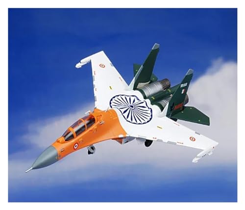 RONGCH Ferngesteuertes Flugzeug Maßstab 1:200 SU-30MKI India SU30 Druckgussflugzeug, Kampfflugzeug, Statisches Modell Aus Druckgusslegierung von RONGCH