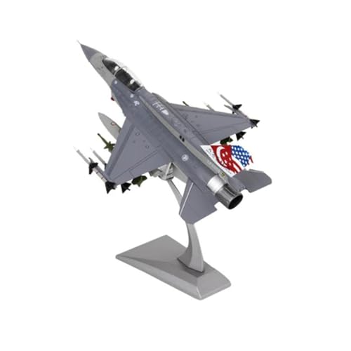 RONGCH Ferngesteuertes Flugzeug Maßstab 1:72 Singapore Air Force F16 Fighter Diecast Alloy Aircraft Model - Toys von RONGCH