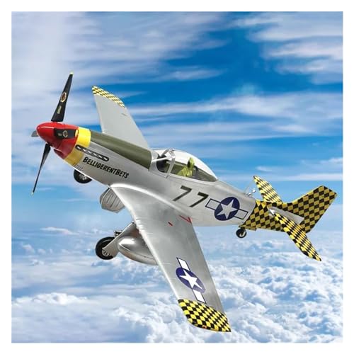 RONGCH Ferngesteuertes Flugzeug P51K-Kampfflugzeug Aus Dem Zweiten Weltkrieg, Modell 39303, Maßstab 1:48, Fertige Spielzeug-Display-Ornamente von RONGCH
