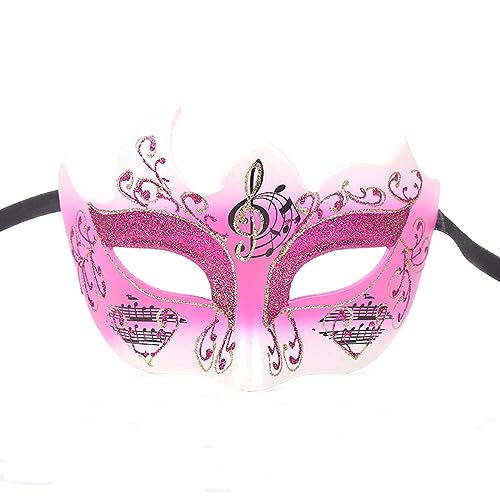 RONGYEDE-Erwachsene Mädchen Party Maske Half Face Prinzessin Venezianische Maske Horror Kopfbedeckung für Halloween Karneval Kostüm Party Requisiten von RONGYEDE