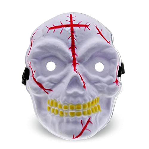 RONGYEDE-Glowing Line Halloween Horror Maske Horror Kopfbedeckung für Halloween Karneval Kostüm Party Requisiten von RONGYEDE