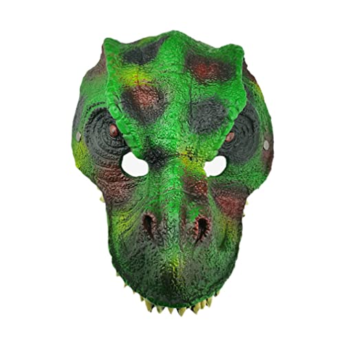 RONGYEDE-Hworks Dinosaurier Maske PU Vollgesichtsmaske Kostüm Spielen Gesichtsabdeckung für Halloween von RONGYEDE