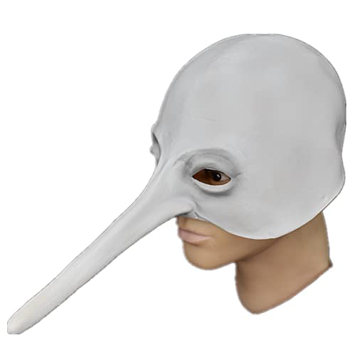 RONGYEDE-Hworks Long Beak Mask Full Face Mask Cosplay Costume Props for Halloween Party von RONGYEDE