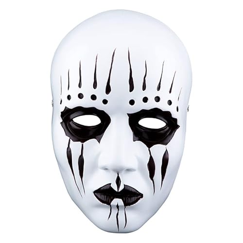 RONGYEDE-Hworks Slipknots Cosplay Mask Halloween Cosplay Props Party Resin White Overhead Cosplay Mask von RONGYEDE