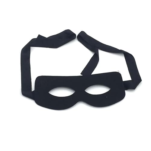 RONGYEDE-Hworks Zorro Cosplay Maske mit Stirnband Party Black Eye Cosplay Maske Halloween Kostüm Requisiten von RONGYEDE