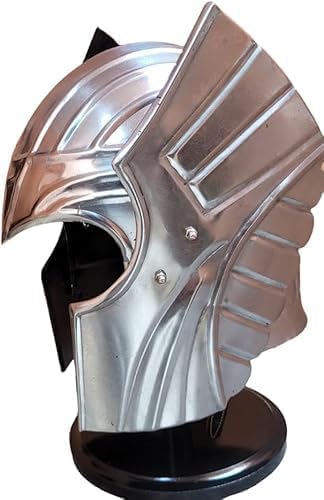 ROOVINZISAL Historischer Maximus Armor Helm - Mittelalterliches Stahldesign für Film, Cosplay, Halloween Kostüme von ROOVINZISAL