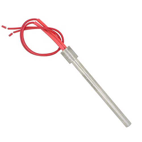 220v 300w 350w Widerstand zündkerze zündung für pelletofen - Durchmesser 10 mm - Länge 140 150 170 mm (Nein Schraubengewinde, Länge 140mm 300w) von ROOwarMer