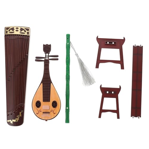 RORPOIR Mini-pipa-Set Im Chinesischen Stil Mit Musikinstrumenten Für Das Spielhaus Von Jungen Und Mädchen Imaginäres Spielhaus- von RORPOIR