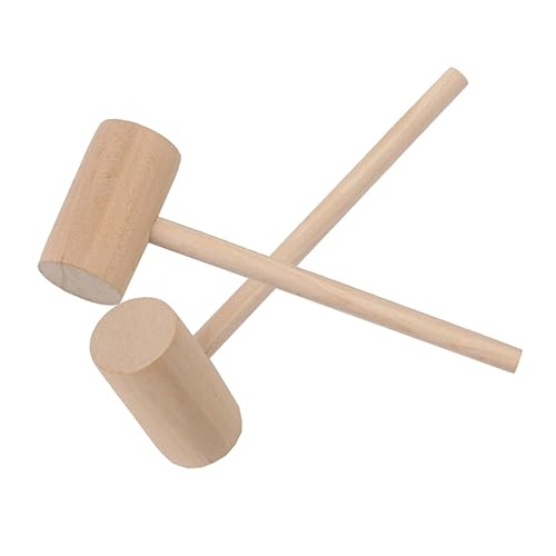 RORPOIR 12St Minihammer Kinder Hammer kinderhammer Decor Mini-Food-Spielzeug Hummerschlägel aus Holz kinderspielzeug Spielzeuge Schlaghammer Hammer Spielzeug kurzes Haar Holzhammer Schmuck von RORPOIR