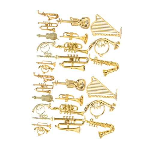 RORPOIR 28 Stück Teiliges Miniatur Weihnachtsbaumschmuck mit Gitarre Trompete Saxophon Violine für DIY Basteln Familienaktivität Leichte Hängedeko Vielseitig Wiederverwendbar RORPOIR 28 Stück Teiliges Miniatur Weihnachtsbaumschmuck mit Gitarre Trompete Saxophon Violine für DIY Basteln Familienaktivität Leichte Hängedeko Vielseitig Wiederverwendbar von RORPOIR