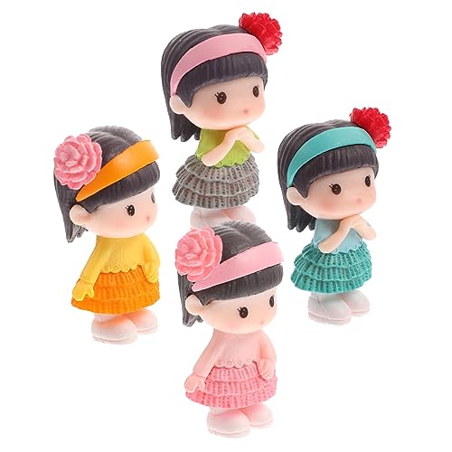 RORPOIR 8 STK Miniatur Puppe Mädchen Spielzeug für Kinder Kawaii-Mädchen-Statue Miniaturen von Mikrolandschaften miniaturfiguren miniaturen Figuren Mädchen-Dekor dekoratives Mädchen PVC von RORPOIR